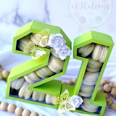 Macaron Monogram Box