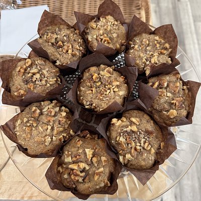 Banana & Walnut Muffins - 6 Pack