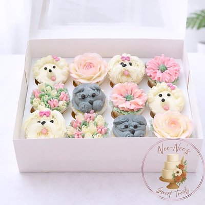 Buttercream Character Cupcakes