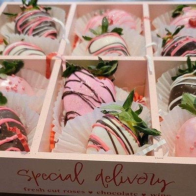 Chocolate Covered Strawberries 1/2 Dozen