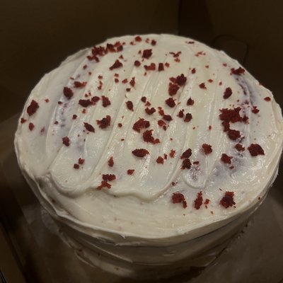 Decadent 3 Layer Red Velvet Cake 