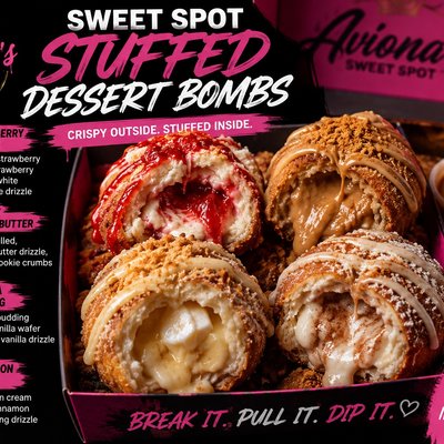 💣 SWEET SPOT STUFFED DESSERT BOMBS 💣