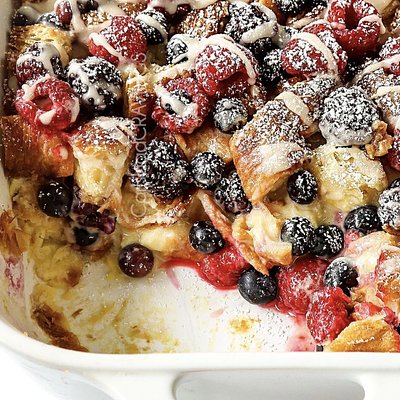 Berry Croissant Casserole