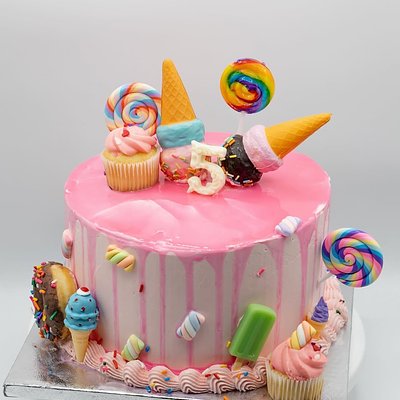 8” Round Cake (26ppl) 