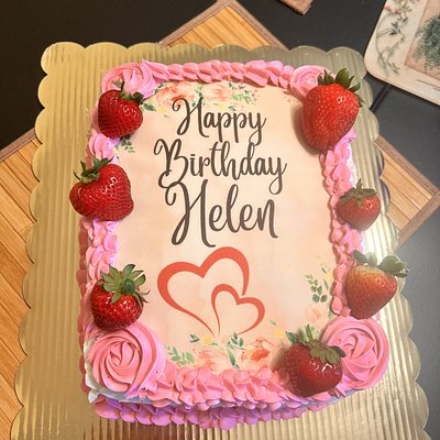 1/4 Sheet Cake 