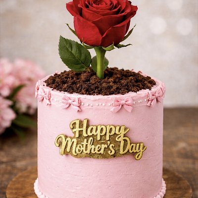 Mother’s Day Flower Pot Cake 