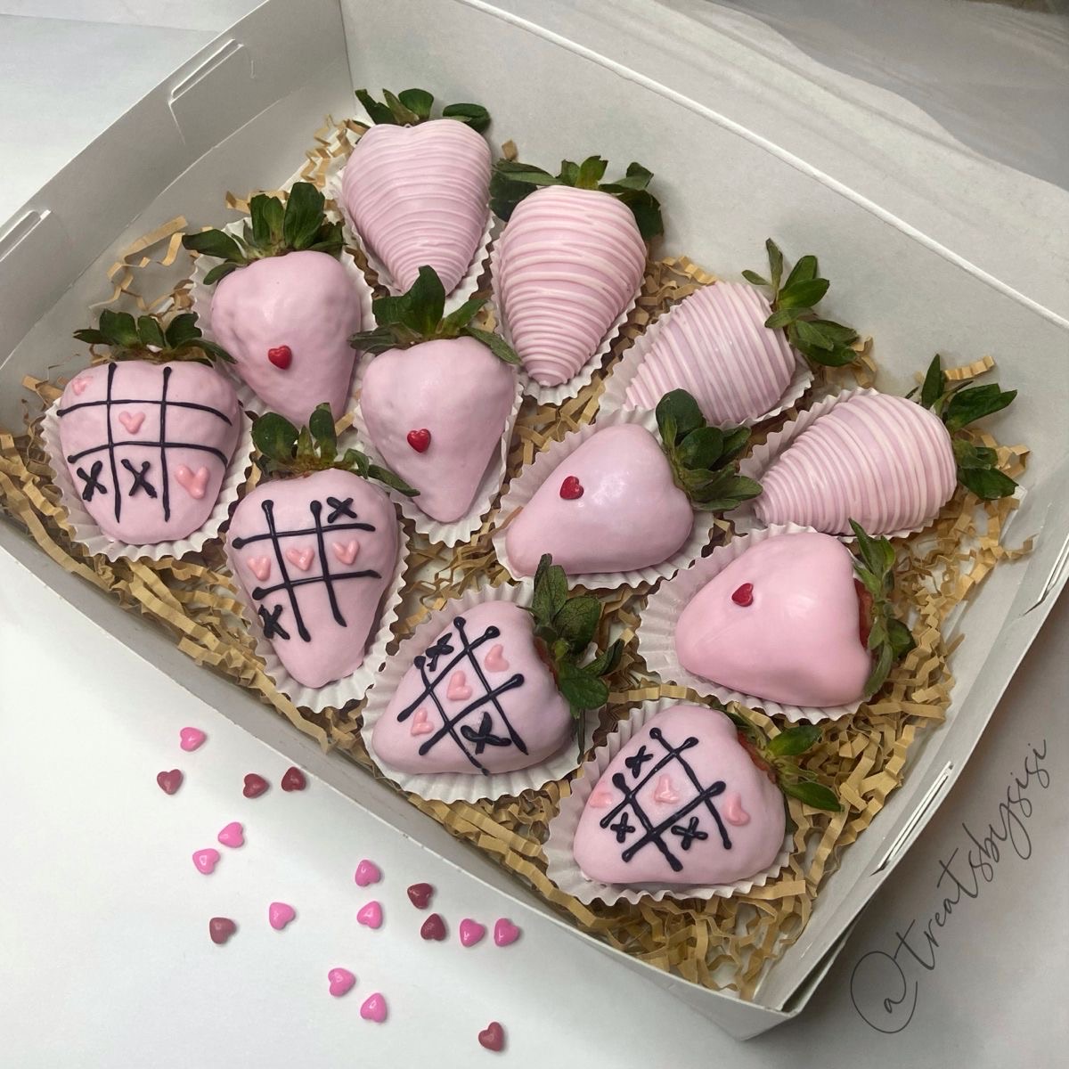 12 count chocolate strawberries (choice 1)