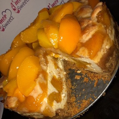 Peach Cobbler Cheesecake