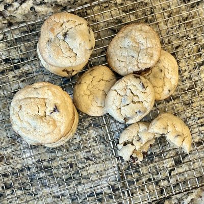 Salted Chocolate Chip Cookies