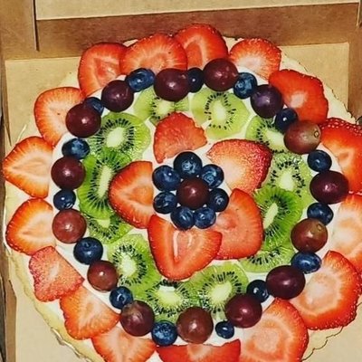 10" FRUTTA TORTA
( Fruit Pizza)