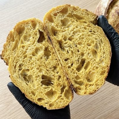 Pumpkin White Chocolate Sourdough