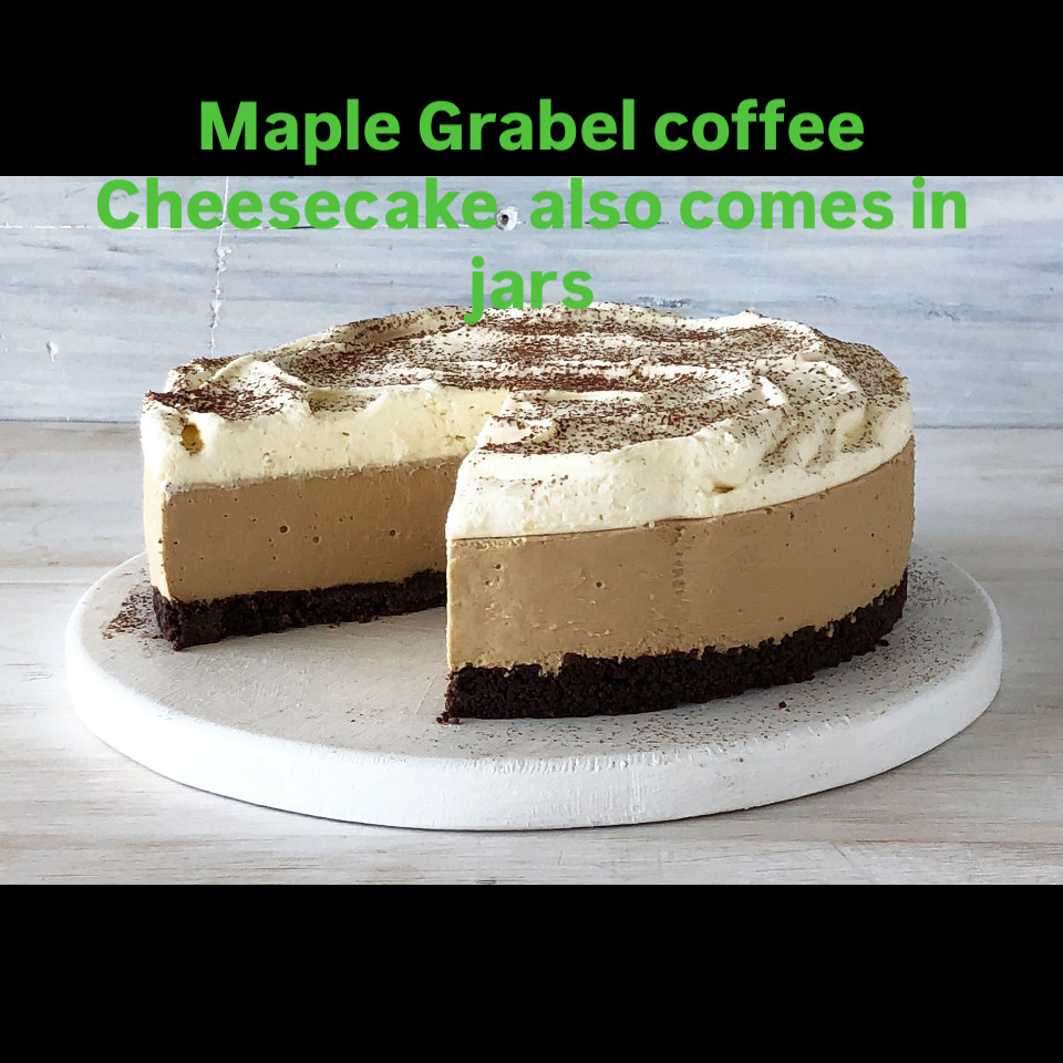 Maple Grabel Coffee Cheesecake 8"