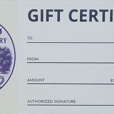 Gift Certificate 