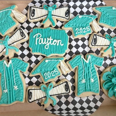 Graduation - Frosted Sugar Cookies (Buttercream Only)