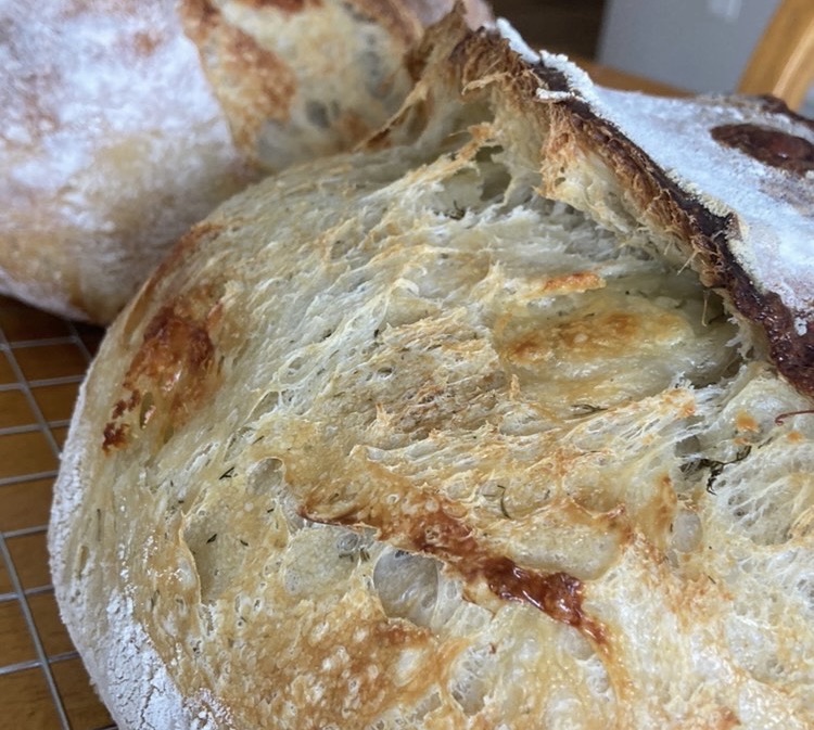 White Cheddar Dill Sourdough