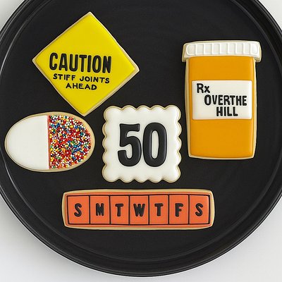 12 Royal Icing Cookies (picture for reference only)