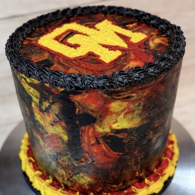 12” Round Custom Cake - 34 Servings