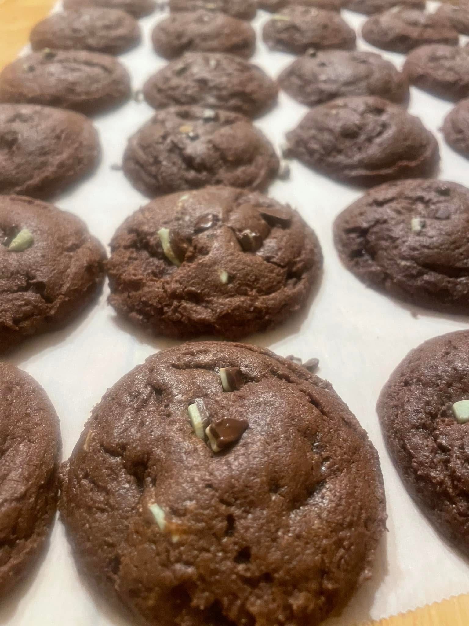 Ande mint Brownie Cookies