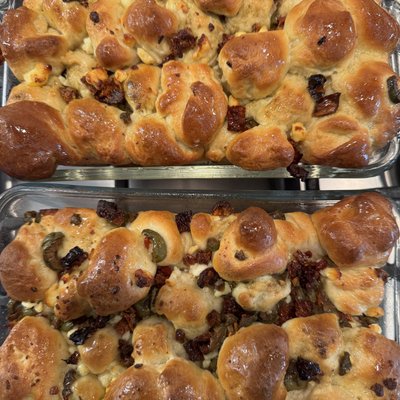 Olive Bubble Bread $10.00