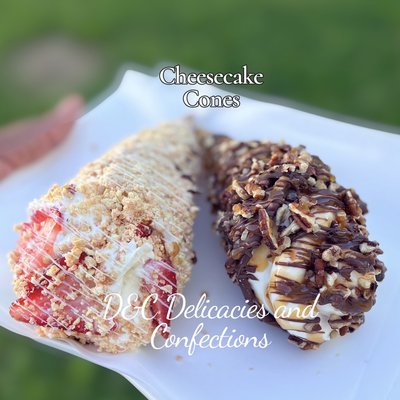 Cheesecake Cones 