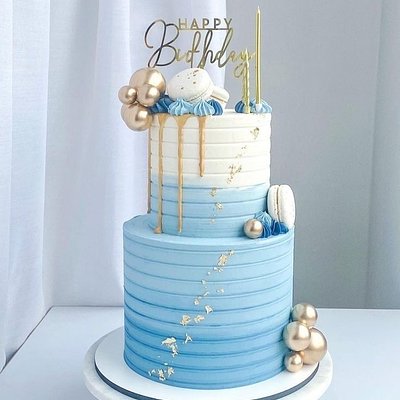 Two Tier Bttercream Cake