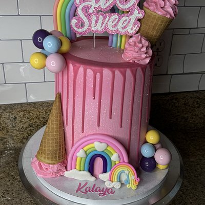 6” 3 layer round cake 