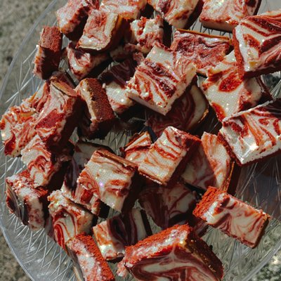 Red Velvet Cheesecake Brownies