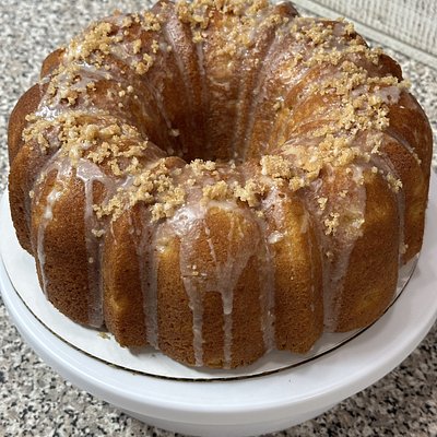 Peach Cobbler Pound Cake 