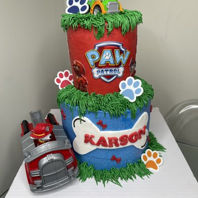 2 Tier Character Cake 