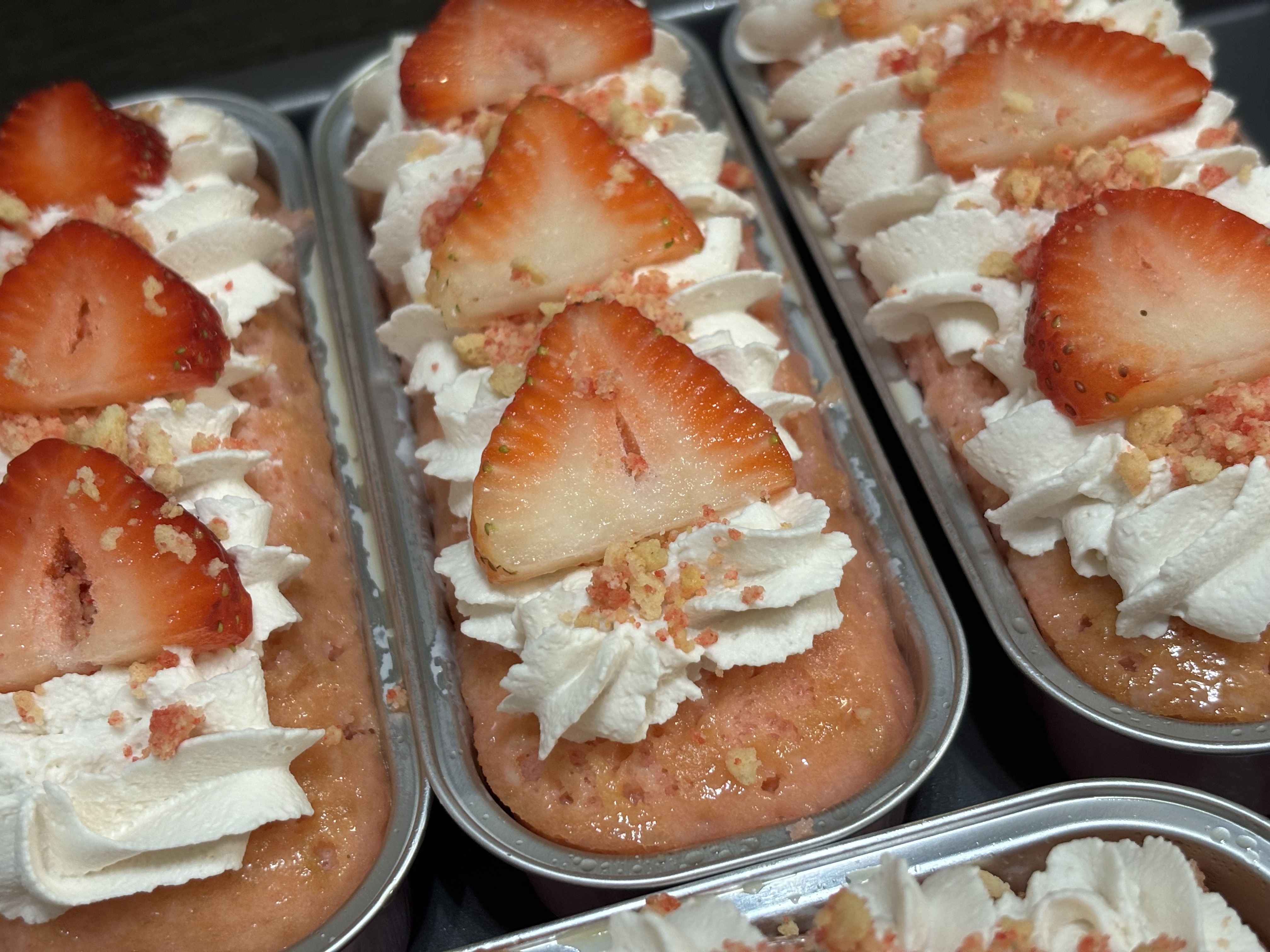 Strawberry Tres Leche Mini Cake