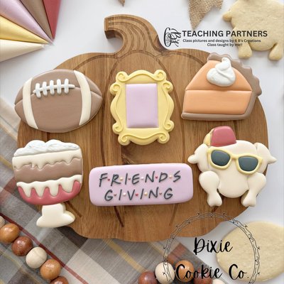💜Friendsgiving Cookie Decorating Class🍗 