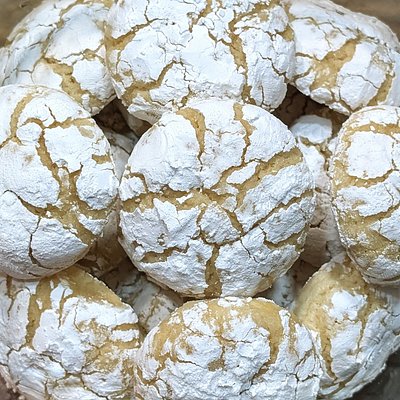 Lemon Crinkle Cookies