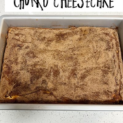 9x13 Churro cheesecake