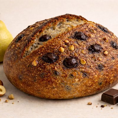 Pear + Hazelnut & Dark Chocolate
