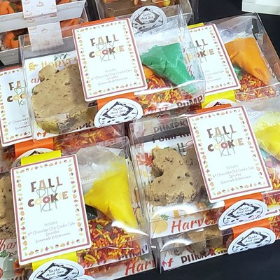 DIY Fall Cookie Cake Cookies