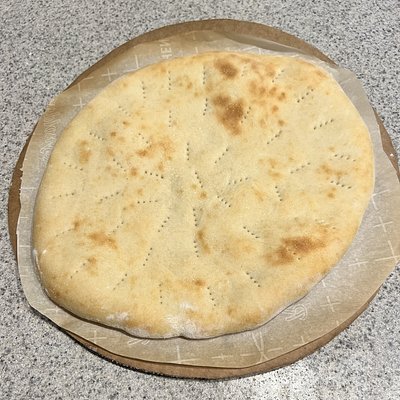 Par Baked Sourdough Pizza Crust