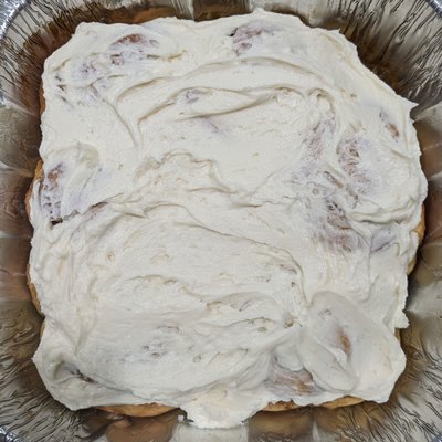 Half Dozen Sourdough Cinnamon Rolls - with vanilla buttercream frosting