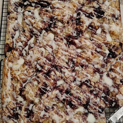 Blueberry Lemon Focaccia Bread 