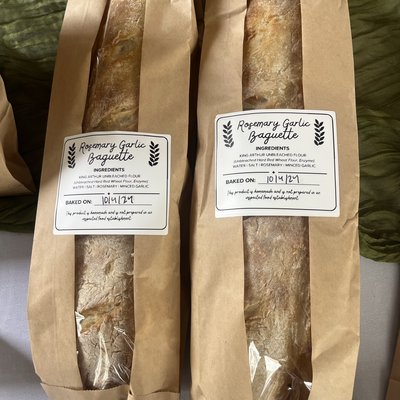 Rosemary Garlic Baguette