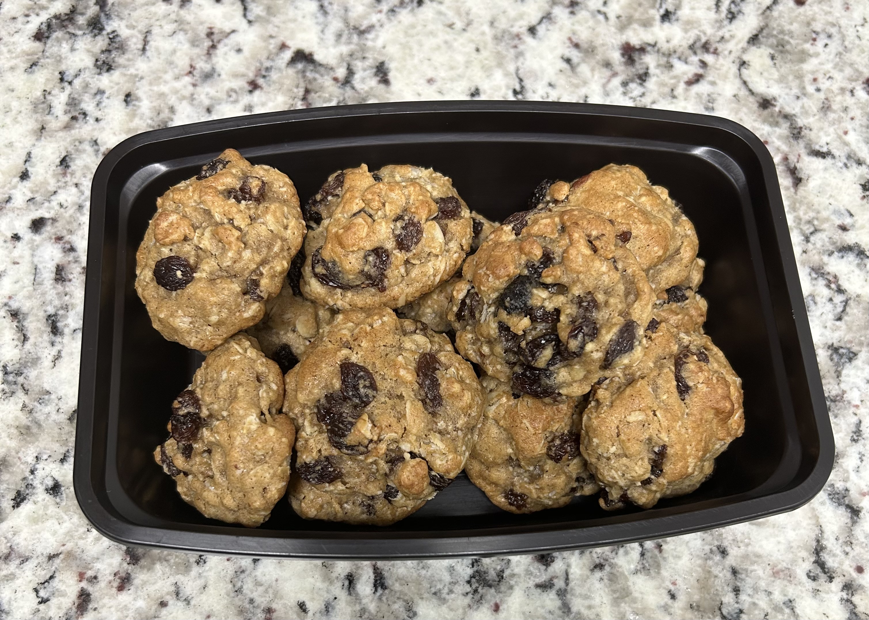 Dozen Mini Oatmeal Raisin Cookies