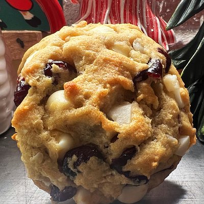 White Chocolate Cranberry Macadamia Cookies -Dozen