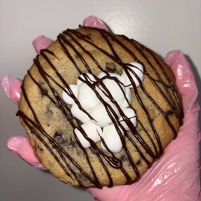 S’mores Stuffed Cookie