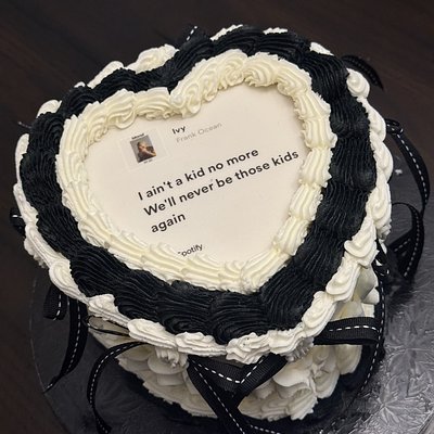 10 Inch Heart Cake