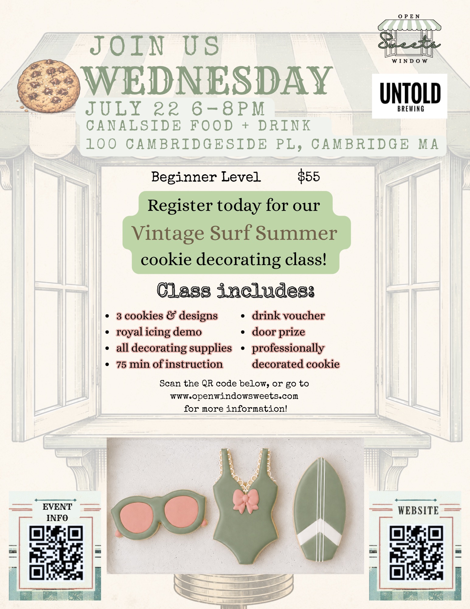 Untold Brewing Cookie Decorating Class 
