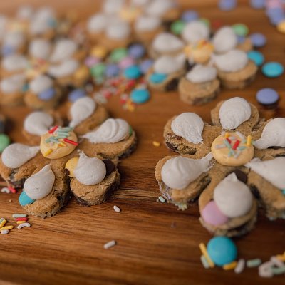 Spring Flower Frosted Cookies