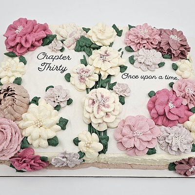 Standard Quarter Sheet Cake (9x13) Single Layer (VANILLA/ CHOCOLATE ONLY FLAVOR EXTRACTS CAN BE ADDED) 