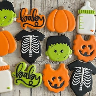 Halloween Baby Shower Cookie