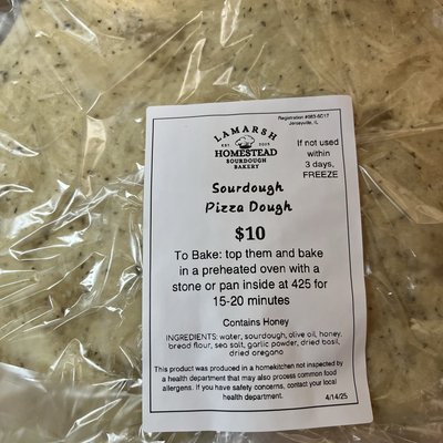 Sourdough Pizza Dough 