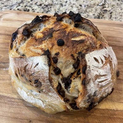 Chocolate Chip Sourdough Loaf