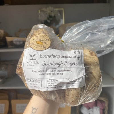 Sourdough Bagels - Everything Seasoning 